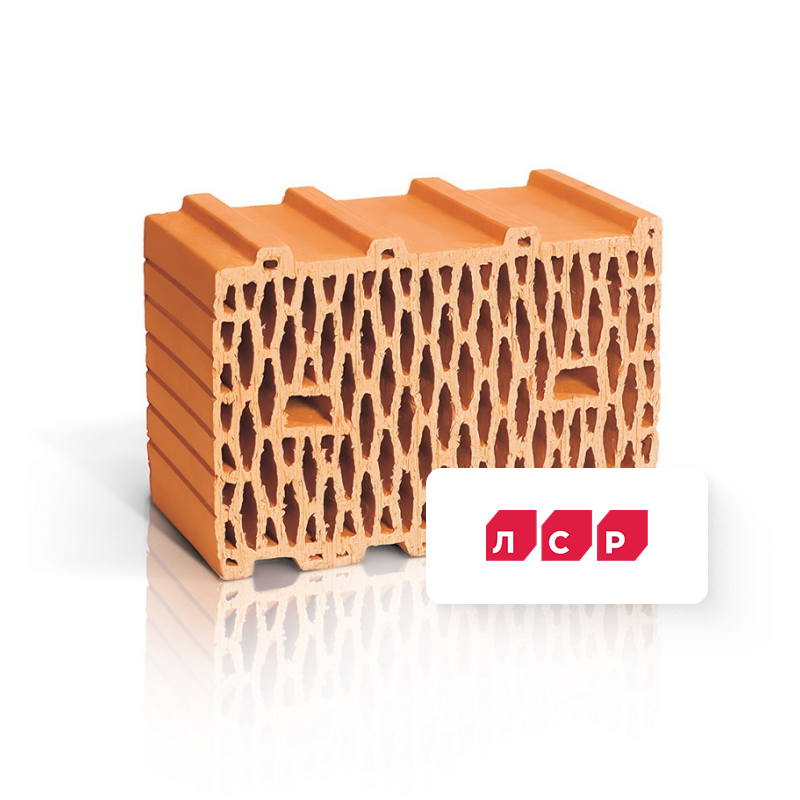  Камень рядовой поризованный 10,7 NF М-100